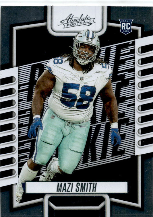 2023 Panini Absolute #157 Mazi Smith Rookie Dallas Cowboys