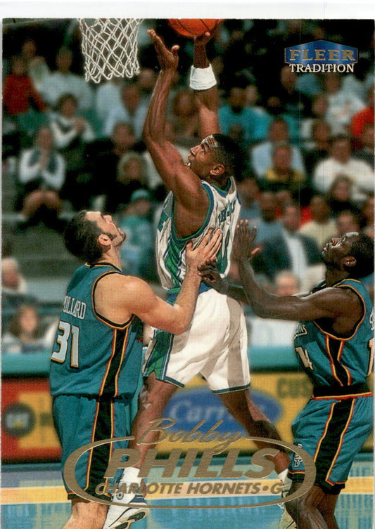 1998 Fleer Tradition #19 Bobby Phills Charlotte Hornets