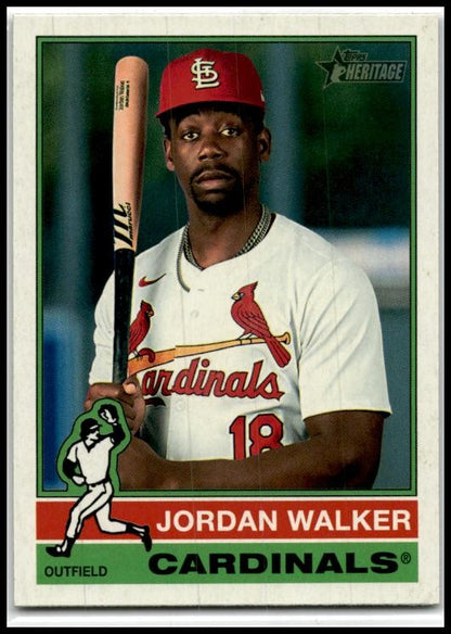 2025 Topps Heritage #451 Jordan Walker St. Louis Cardinals