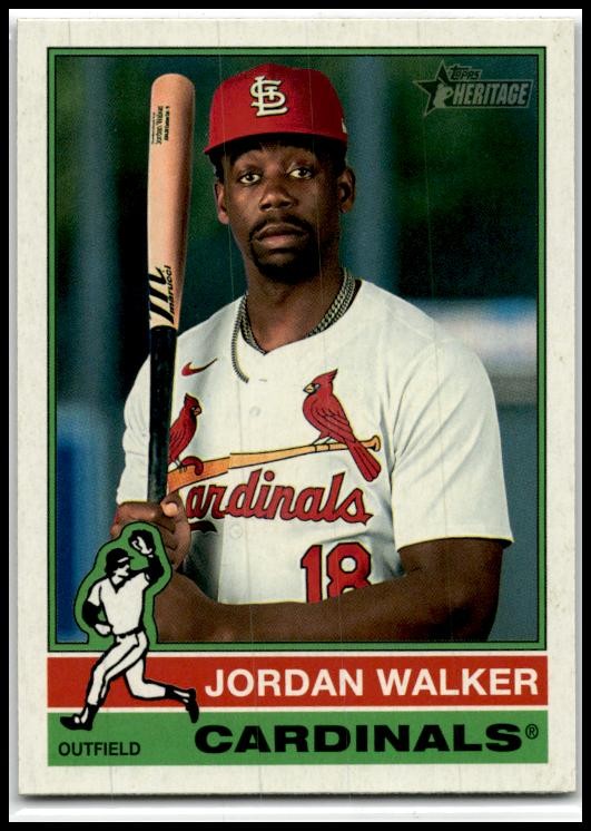 2025 Topps Heritage #451 Jordan Walker St. Louis Cardinals