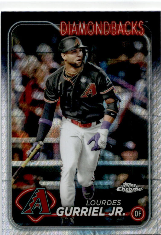2024 Topps Chrome Prism Refractors #59 Lourdes Gurriel Jr. Arizona Diamondbacks