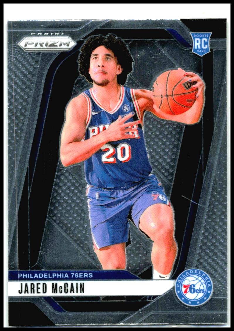 2024-25 Panini Prizm #222 Jared McCain Rookie Philadelphia 76ers