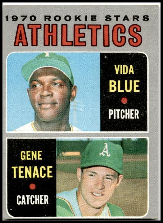 1970 Topps #21 Athletics 1970 Rookie Stars (Vida Blue / Tenace) Rookie Athletics