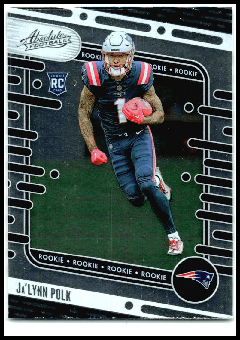 2024 Panini Absolute Yellow #137 Ja'Lynn Polk New England Patriots