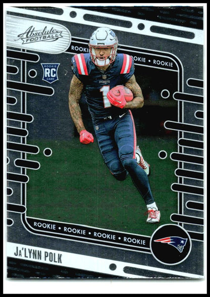 2024 Panini Absolute Yellow #137 Ja'Lynn Polk New England Patriots