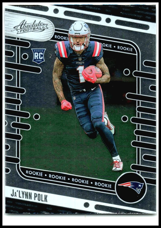2024 Panini Absolute Yellow #137 Ja'Lynn Polk New England Patriots