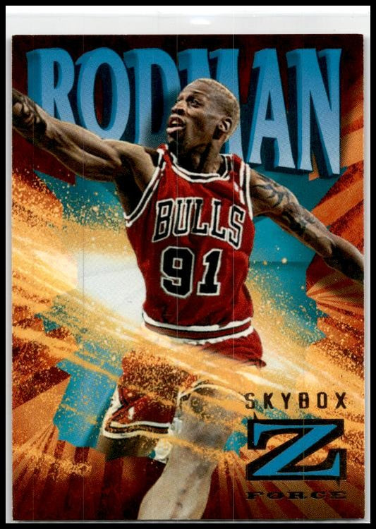 1996-97 SkyBox Z-Force #14 Dennis Rodman Chicago Bulls