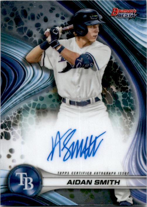 2024 bowman's best Autograph #B24-ASH Aidan Smith Tampa Bay Devil Rays