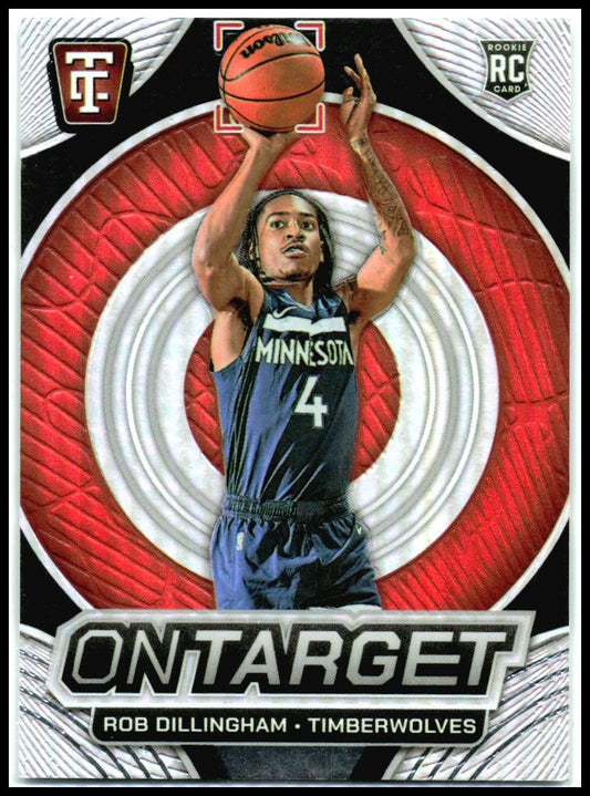 2024-25 Panini Totally Certified On Target #1 Rob Dillingham Minnesota
