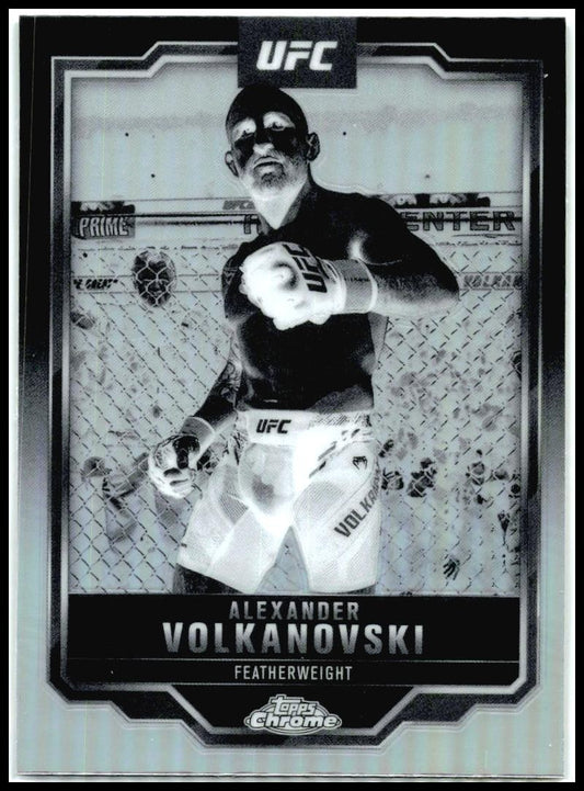 2025 Topps Chrome UFC Negative Refractor #18 Alexander Volkanovski