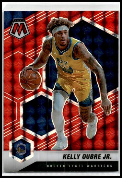 2020-21 Panini Mosaic Mosaic Red #128 Kelly Oubre Jr. Golden State Warriors
