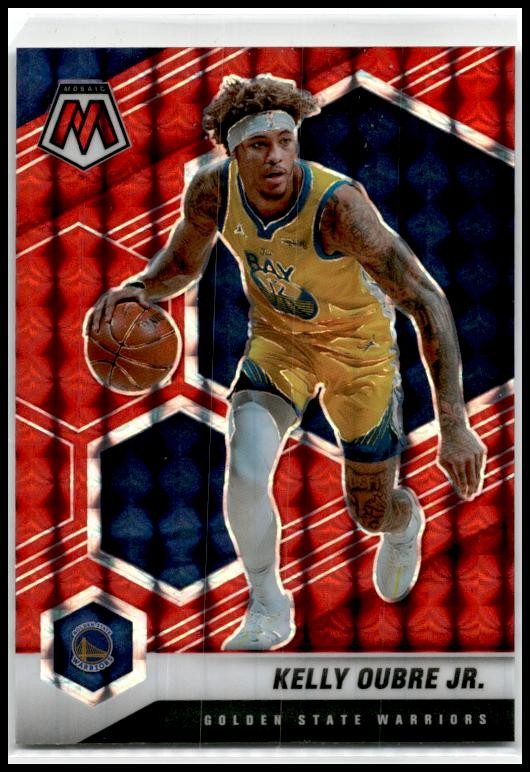 2020-21 Panini Mosaic Mosaic Red #128 Kelly Oubre Jr. Golden State Warriors