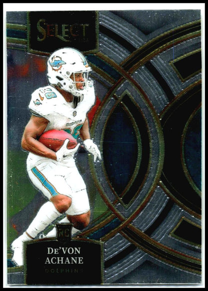 2023 Panini Select #176 De'Von Achane Rookie Miami Dolphins