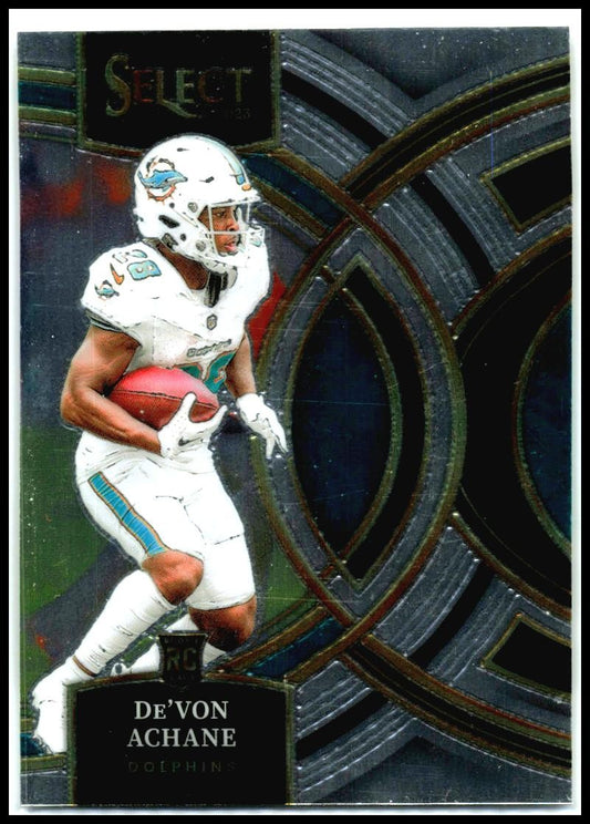 2023 Panini Select #176 De'Von Achane Rookie Miami Dolphins