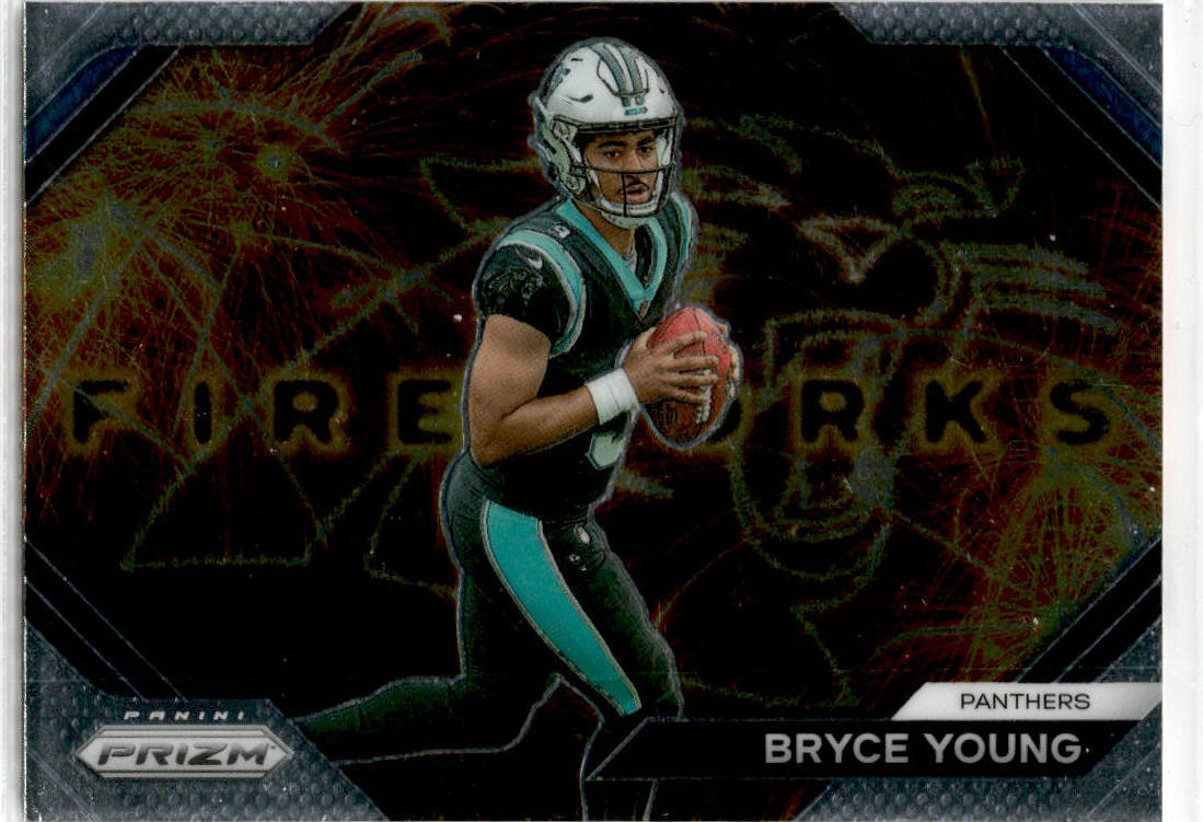 2023 Panini Prizm Fireworks #F-6 Bryce Young Carolina Panthers