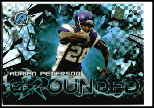 2023 Topps Composite Resurgence Grounded X-Fractor # Adrian Peterson Vikings