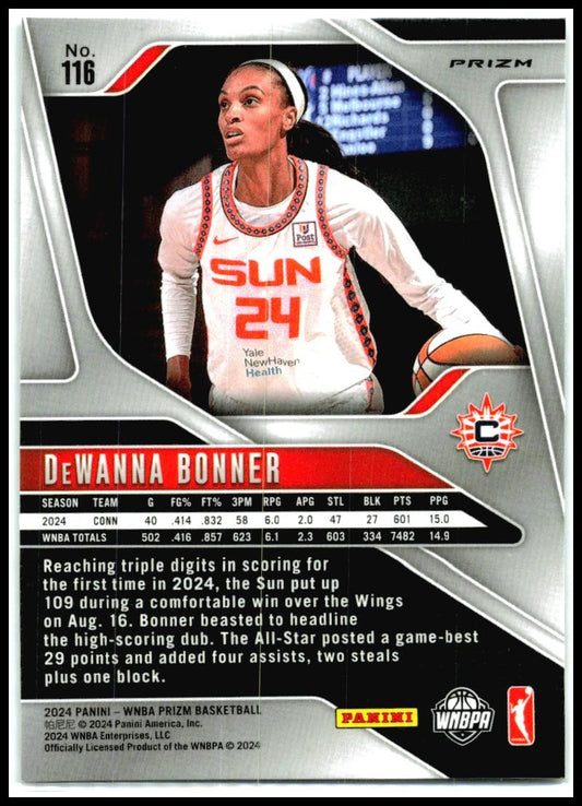 2024 Panini Prizm WNBA X-Fractor #116 DeWanna Bonner Mercury