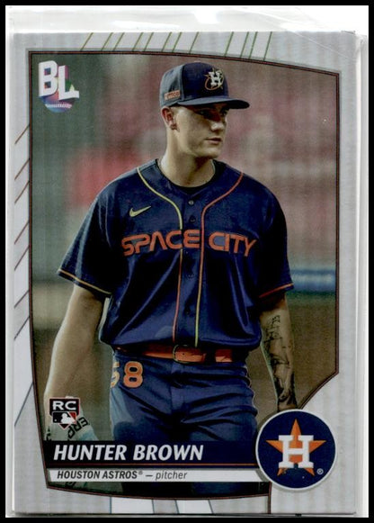 2023 Topps Big League Rainbow Foil #213 Hunter Brown Rookie Houston Astros