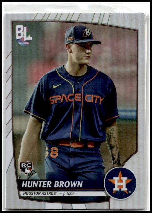 2023 Topps Big League Rainbow Foil #213 Hunter Brown Rookie Houston Astros