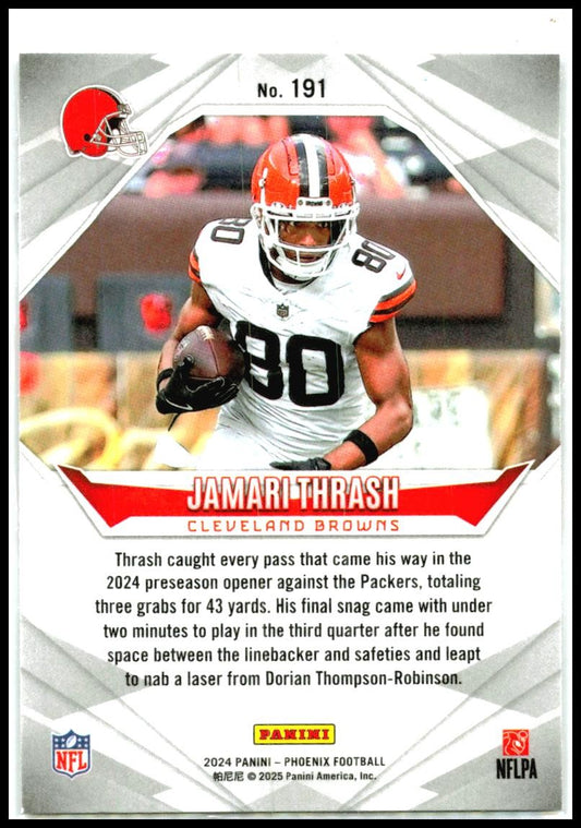 2024 Panini Phoenix #191 Jamari Thrash Rookie Cleveland Browns