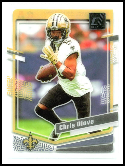 2023 Clearly Donruss #35 Chris Olave New Orleans Saints