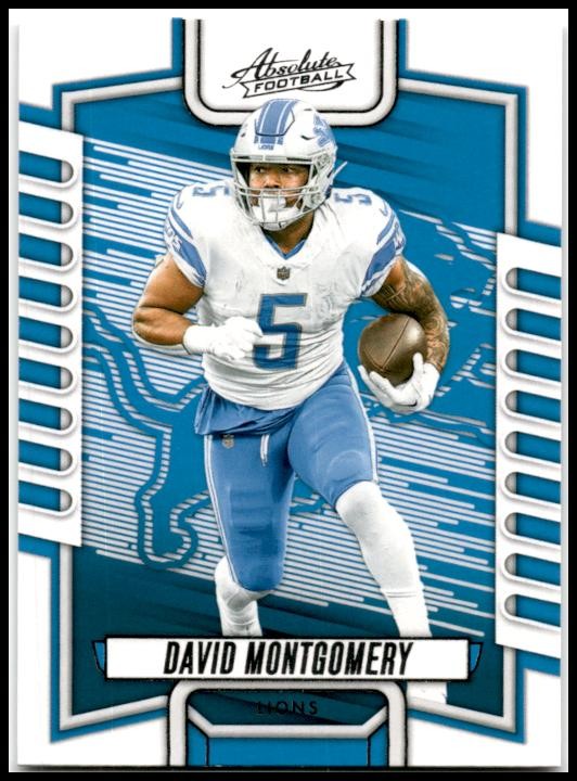 2023 Panini Absolute Retail #63 David Montgomery Detroit Lions