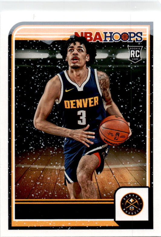 2023-24 Hoops Winter #250 Julian Strawther Rookie Denver Nuggets