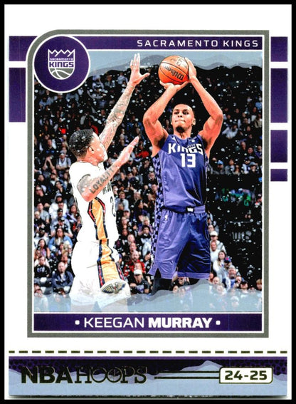2024-25 Hoops Winter #230 Keegan Murray Sacramento Kings