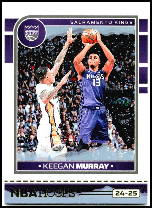 2024-25 Hoops Winter #230 Keegan Murray Sacramento Kings