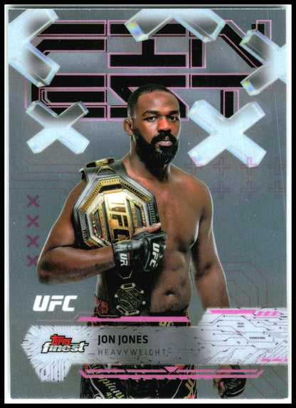 2025 Topps Finest UFC Common #1 Jon Jones