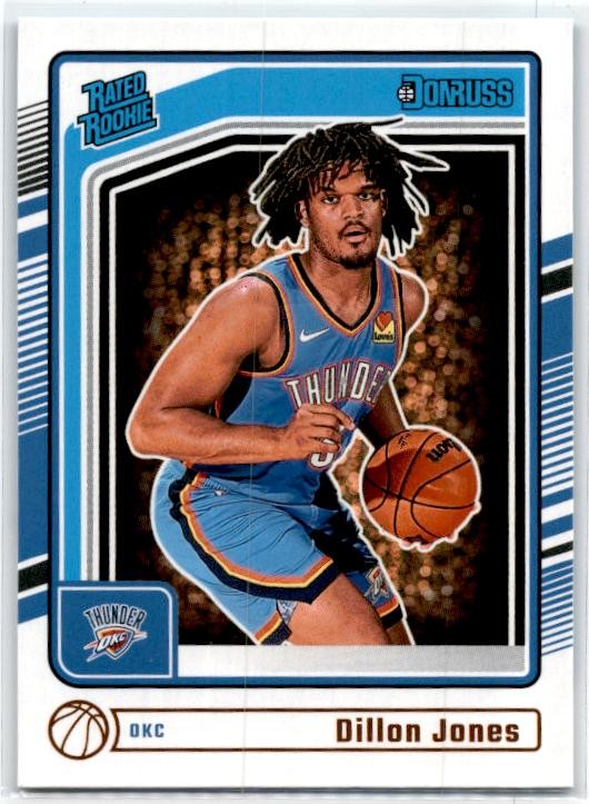 2024-25 Donruss #250 Dillon Jones Rookie Oklahoma City Thunder