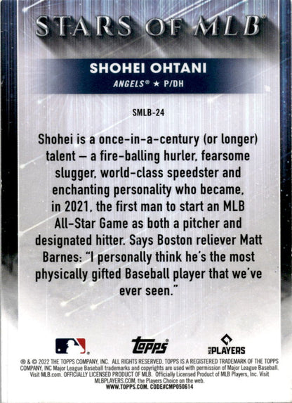 2022 Topps Stars of the MLB #SMLB-24 Shohei Los Angeles Angels Los Angeles Angel