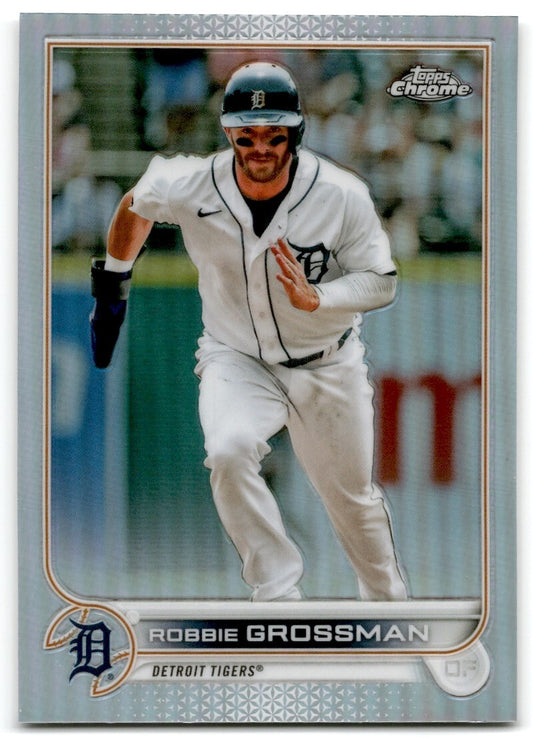 2022 Topps Chrome X-Factor Robbie Grossman Detroit Tigers #169
