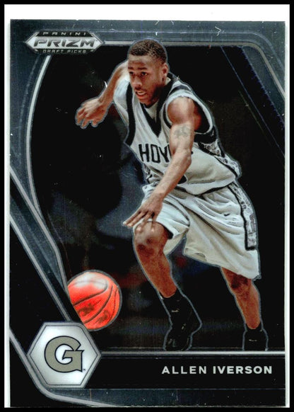 2021 Panini Prizm Draft Picks #85 Allen Iverson Georgetown Hoyas