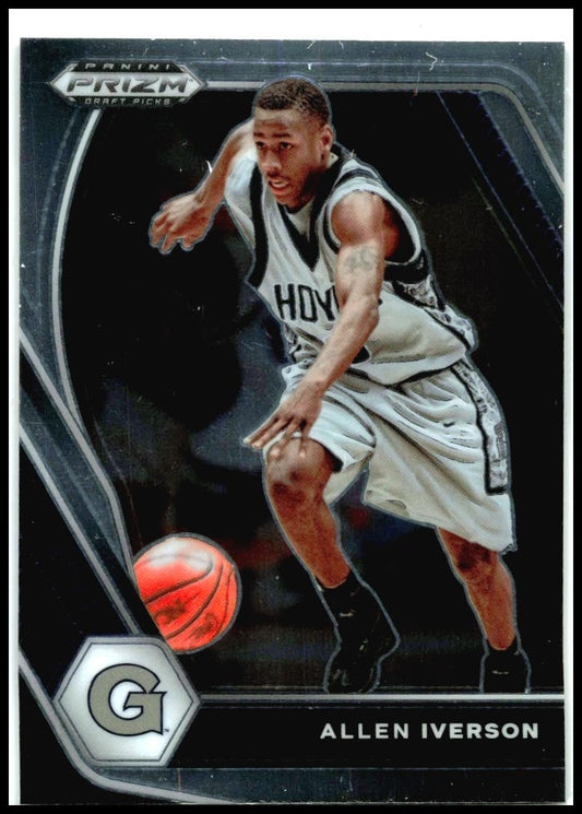 2021 Panini Prizm Draft Picks #85 Allen Iverson Georgetown Hoyas