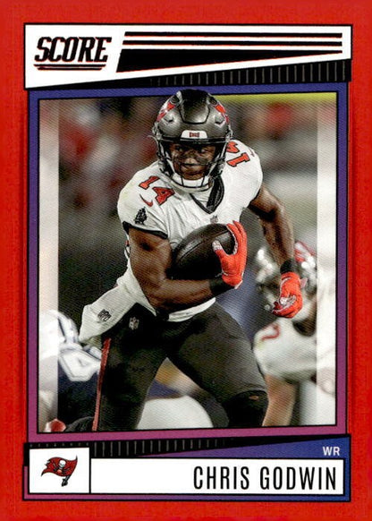 Chris Godwin 2022 Score Football - Red #65 - Tampa Bay Buccaneers