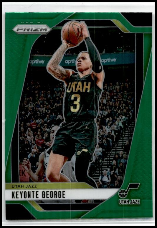 2024-25 Panini Prizm Green #87 Keyonte George Utah Jazz