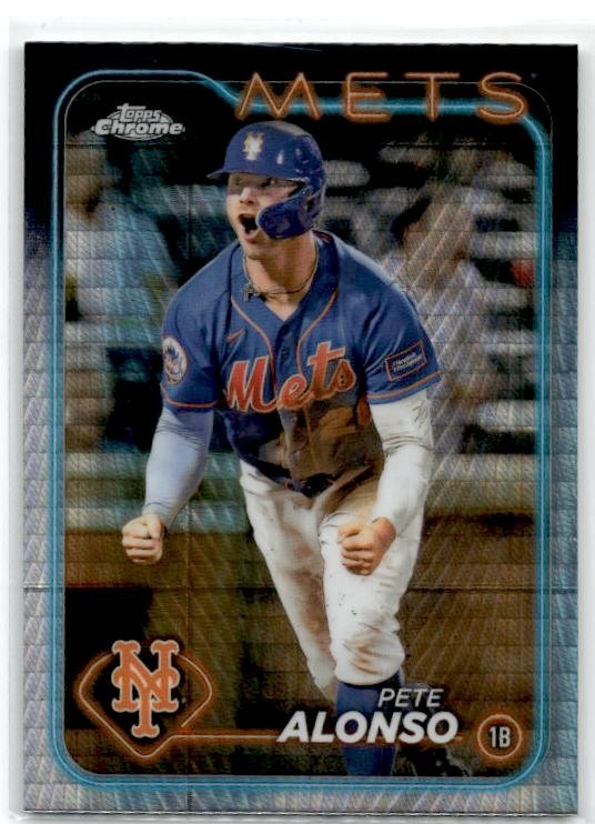 2024 Topps Chrome Prism #269 Pete Alonso New York Mets