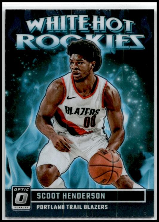 2023-24 Donruss Optic White Hot Rookies #15 Scoot Henderson Blazers