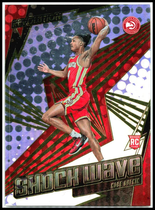 2023-24 Panini Revolution Shock Wave #25 Kobe Bufkin Atlanta Hawks