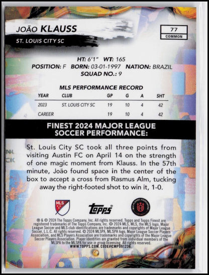 2024 Finest MLS #77 João Klauss