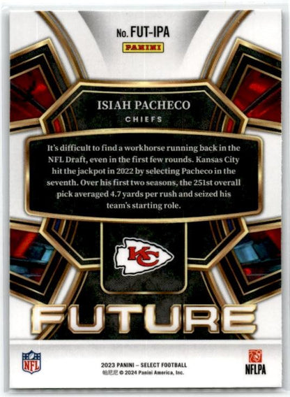 2023 Panini Select Select Future #FUT-IPA Isiah Pacheco Kansas City Chiefs