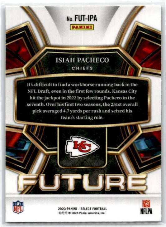 2023 Panini Select Select Future #FUT-IPA Isiah Pacheco Kansas City Chiefs