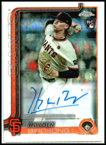 2025 Topps Chrome Logofractor Auto #RA-RH Hayden Birdsong