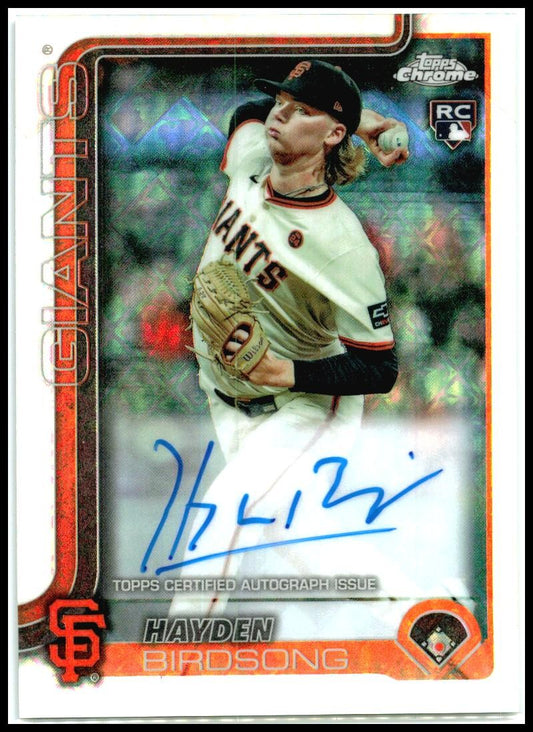 2025 Topps Chrome Logofractor Auto #RA-RH Hayden Birdsong