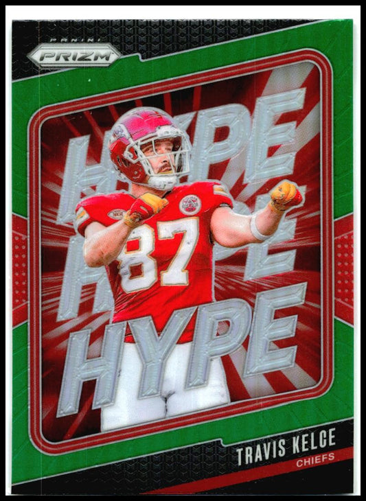 2024 Panini Prizm Hype Green Prizm #7 Travis Kelce Chiefs