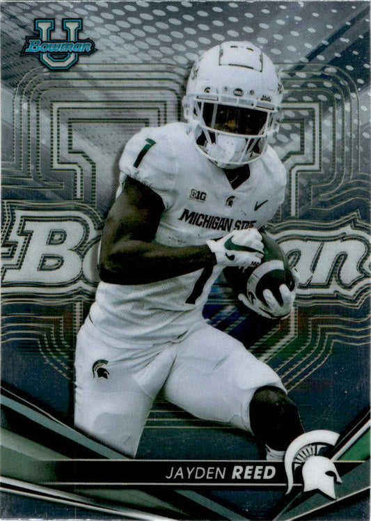 2022-23 Bowman's Best University #70 Jayden Reed Michigan State Spartans