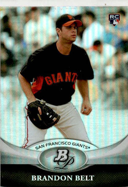 2011 Bowman Platinum #52 Brandon Belt Rookie San Francisco Giants