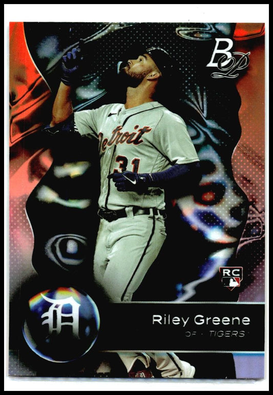 2023 Bowman Platinum #26 Riley Greene Rookie Detroit Tigers
