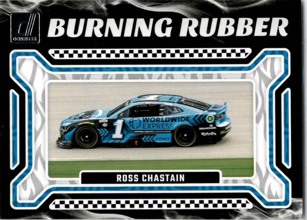 2024 Donruss Burining Rubber #18 Ross Chastain